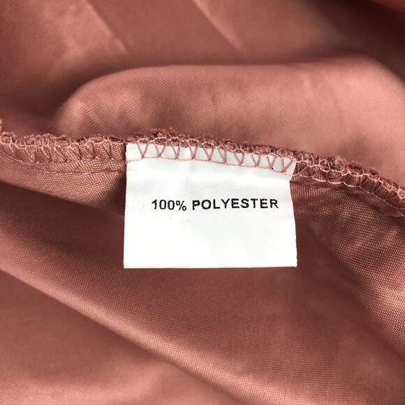 Two Sisters Dress Size 8 Blush Pink Floral Lace Overlay High-Low Sweetheart Neck - Picture 9 of 16